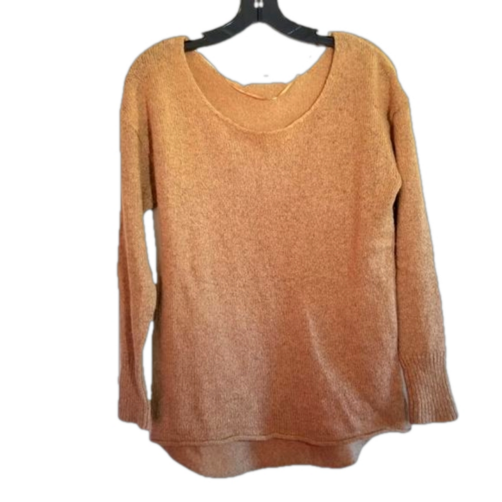 Truly by Part Two Mohair Blend Super Soft Pullover Knit Brown Sweater Size Small